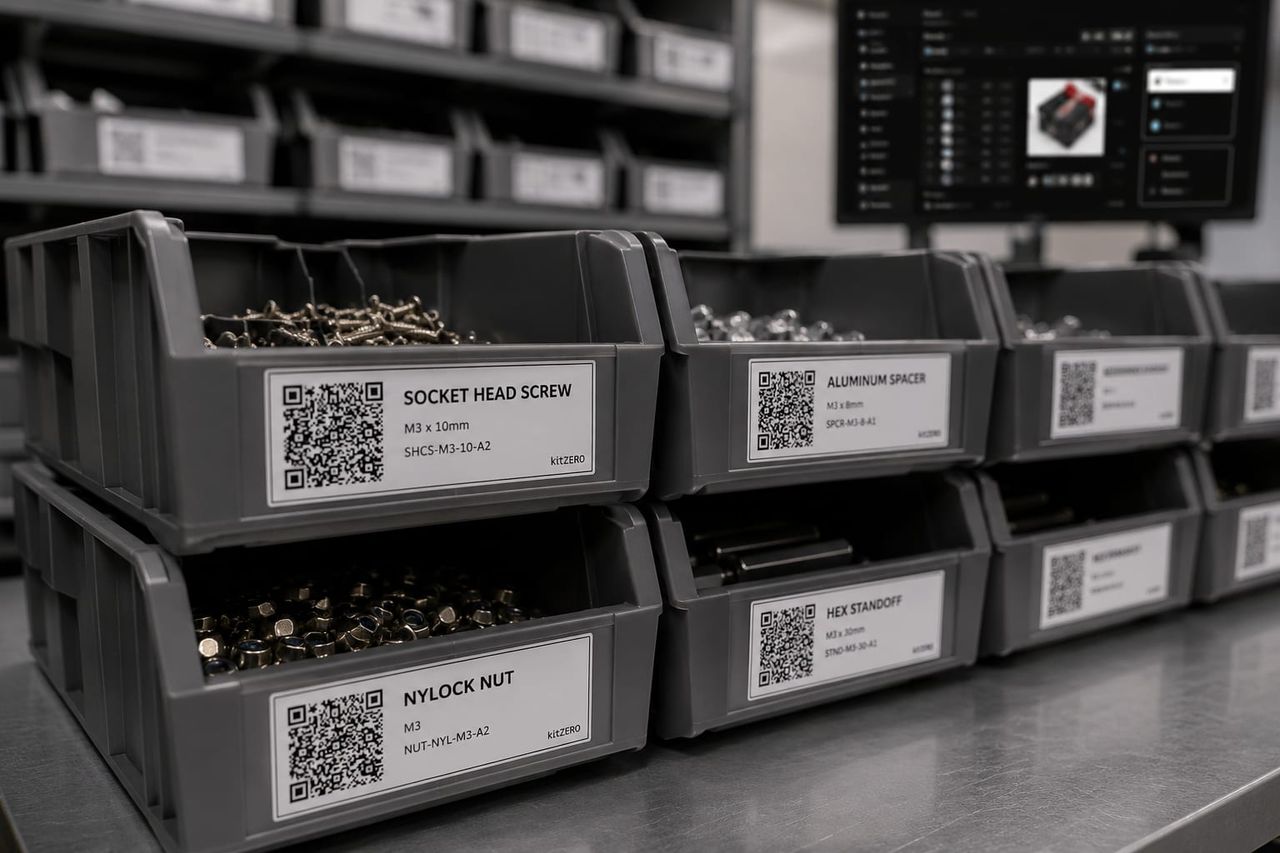 kitZERO — Build-centric system of record for hardware teams